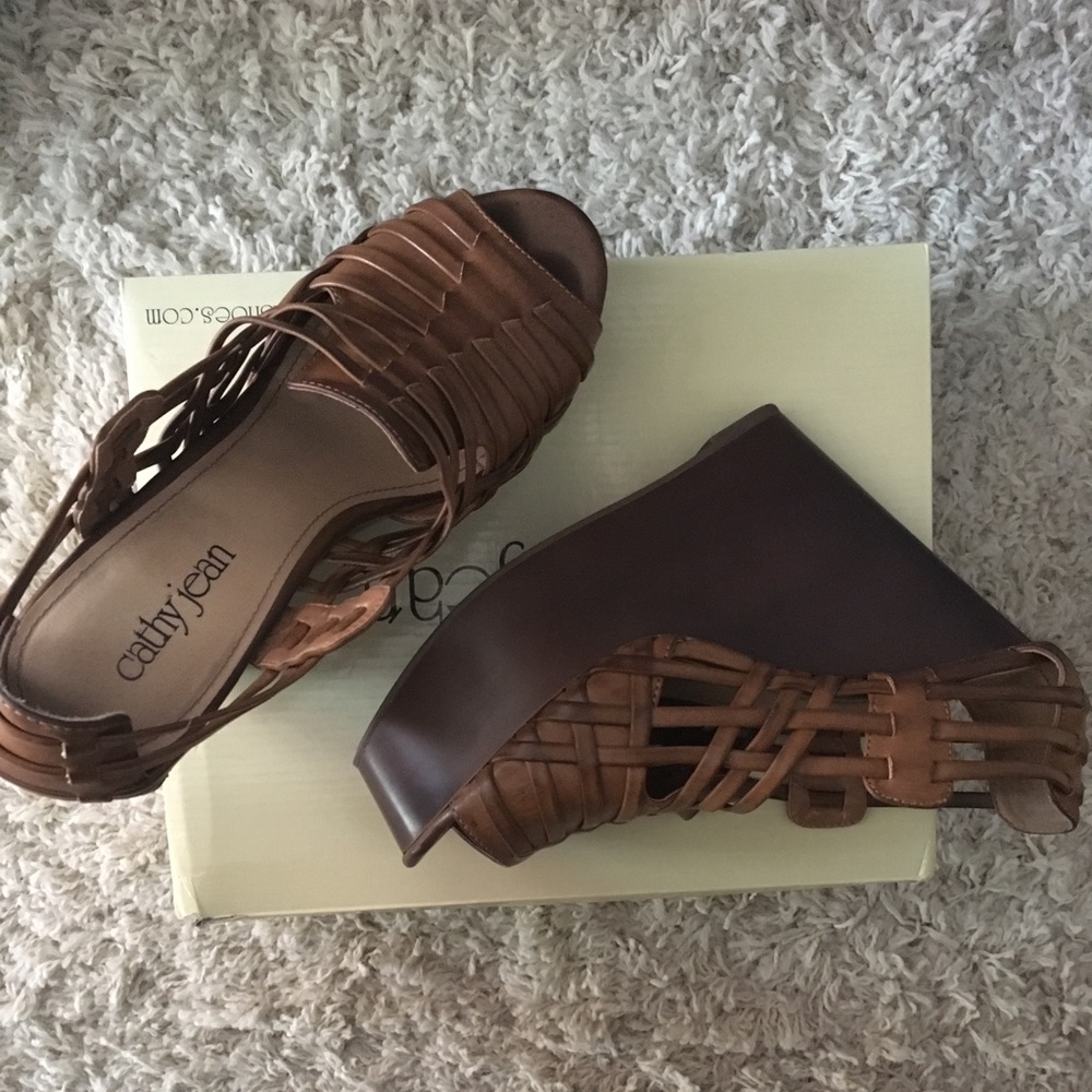 Huarache Style Wedges