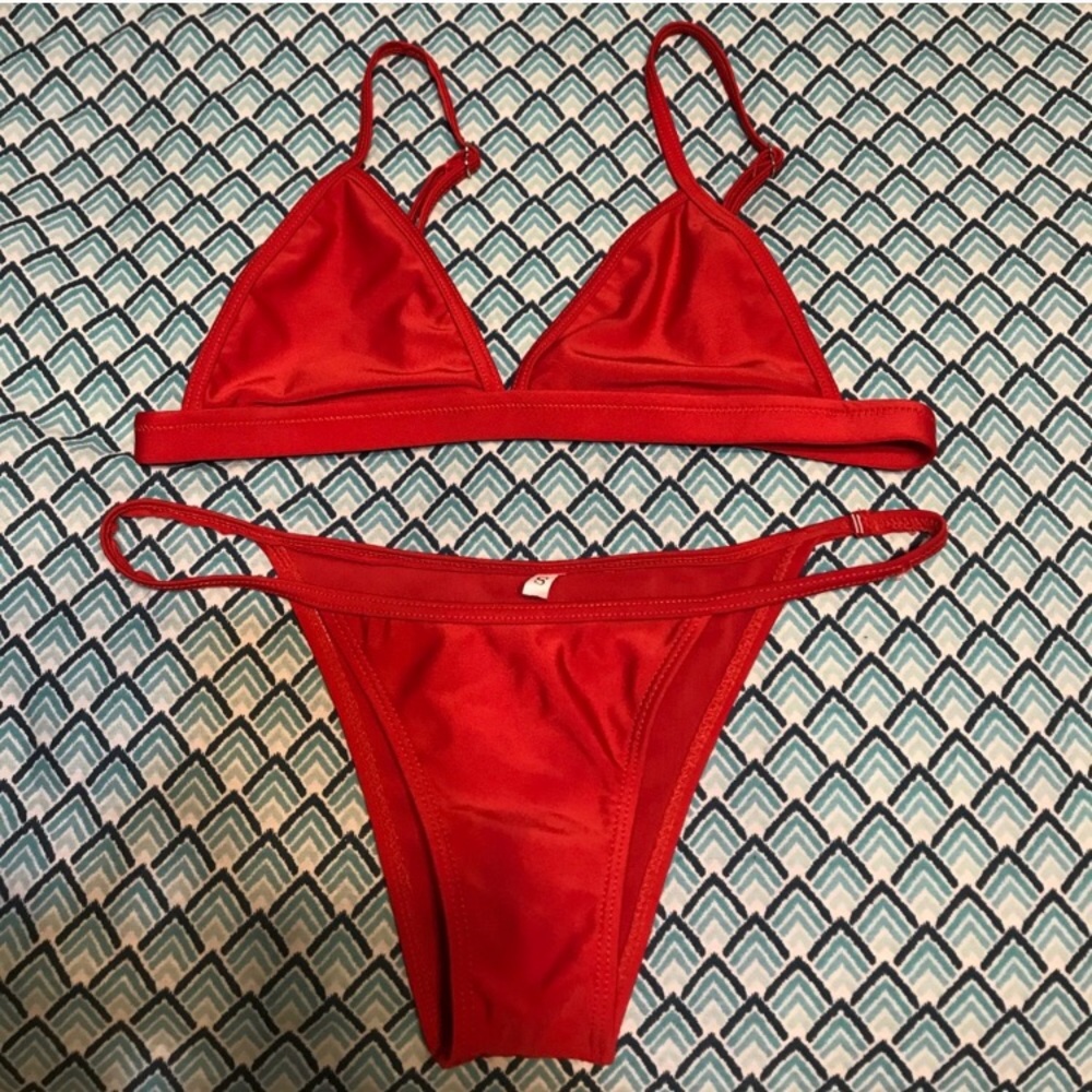 Red bikini