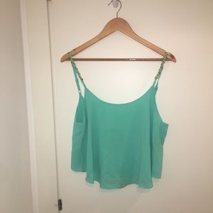 Aquamarine tank top