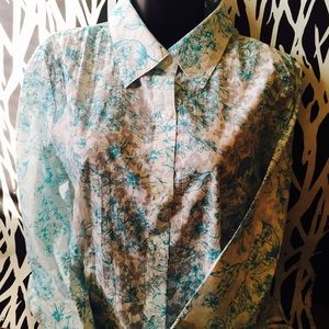 Denim & company floral blouse