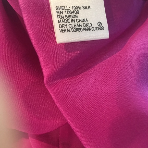 Silk purple blouse - Picture 4 of 8