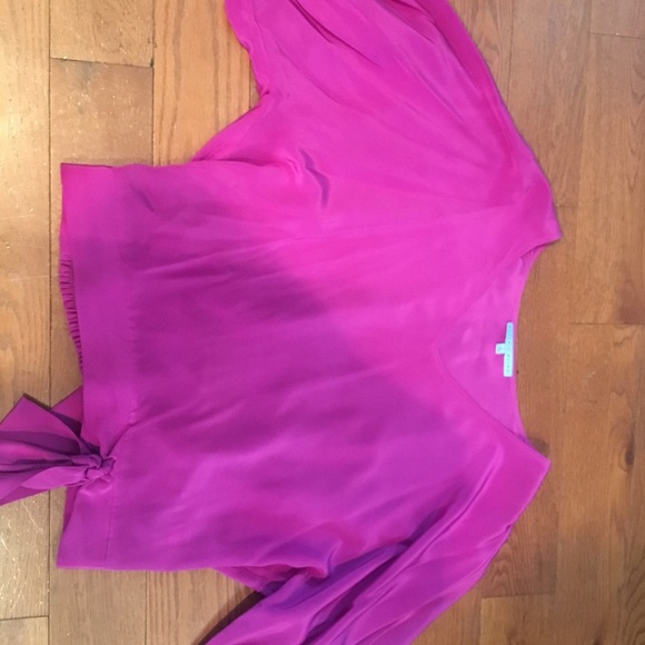 Silk purple blouse - Picture 5 of 8