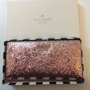 Rose gold Kate Spade Wallet