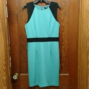 NWT The Limited teal and black dress