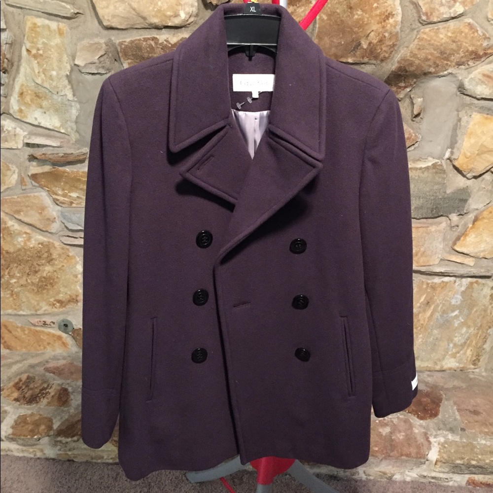 SALE!! Calvin Klein wool winter pea coat