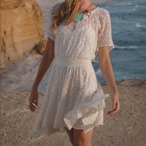 Anthropologie Dress 8 (Leif Notes Dot Gleam Dress)
