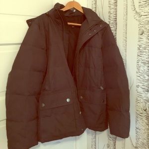 Michael Kors Charcoal Puffer Jacket, Size Large