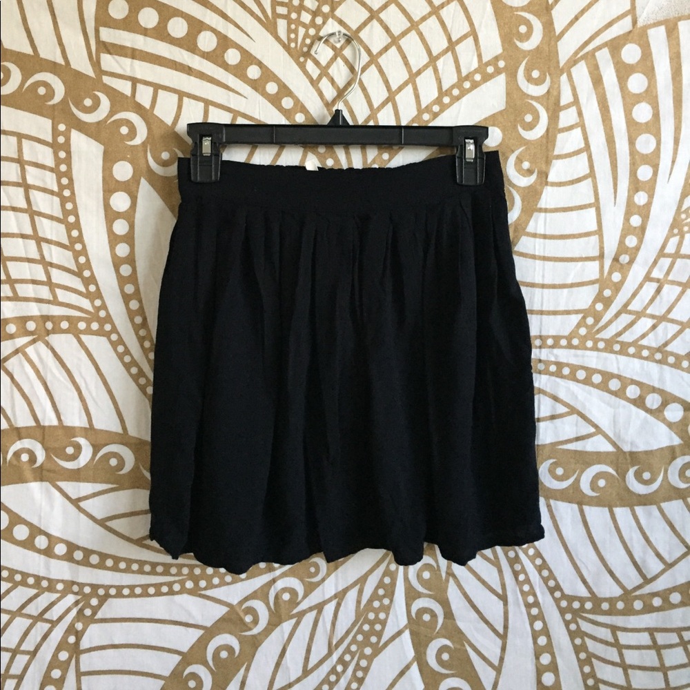Black Ruffle Skirt