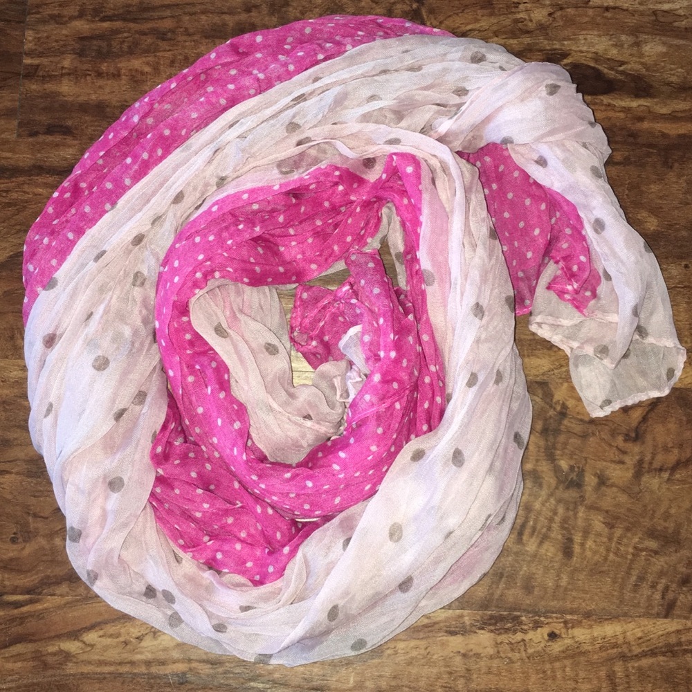 Pink scarf