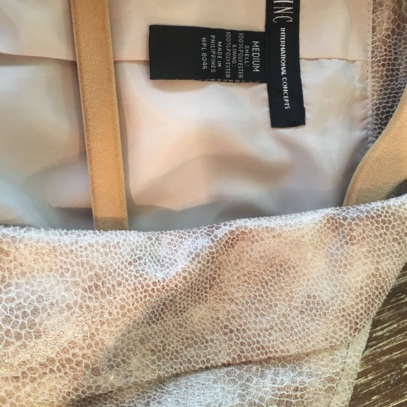 Short faux snakeskin blazer - Picture 3 of 4