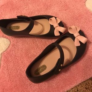 Mini Melissa bow Mary Janes