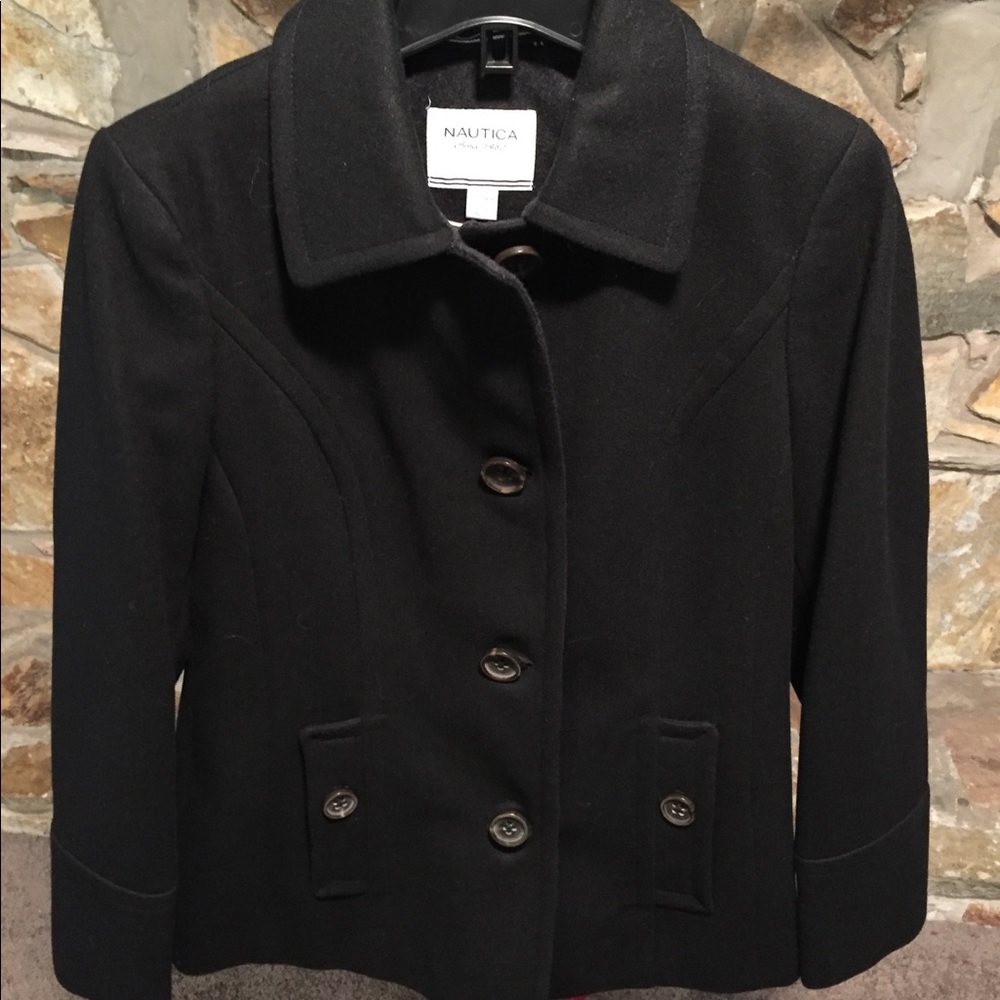 Nautica wool pea coat