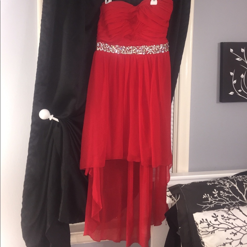 Red homecoming dress
