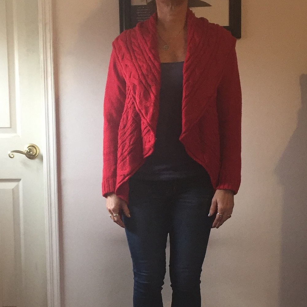 Red sweater