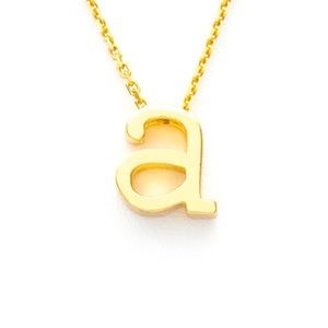 Initial Necklace Letter “a”
