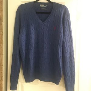Men's Ralph Lauren cable knit sweater, Large