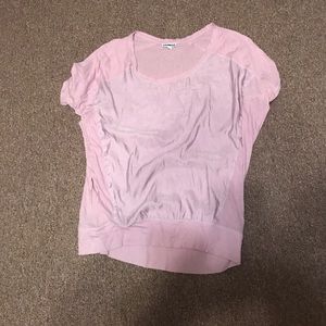 Express purple short sleeved shirt. Hardly worn.