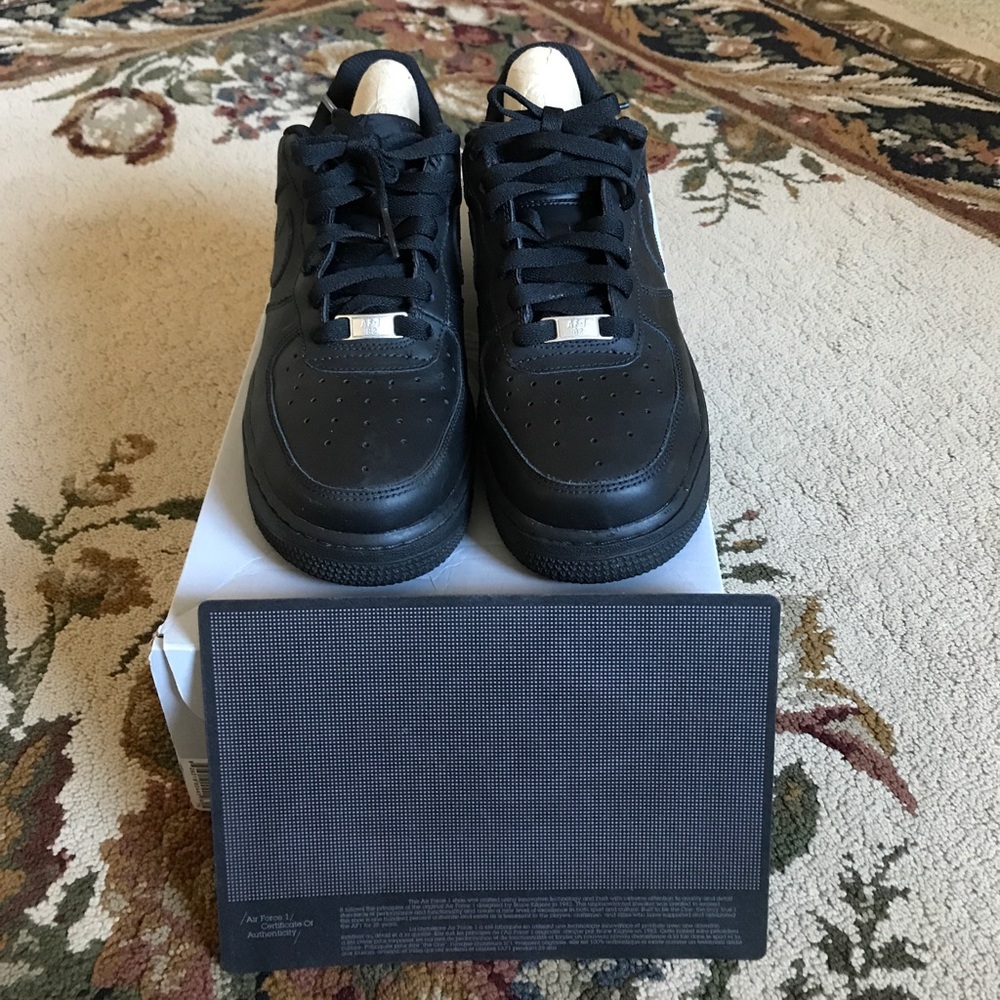 ORIGINAL 2008 Nike Black Air Force 1’s
