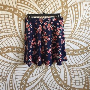 Floral Skater Skirt