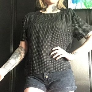 Polka dot blouse