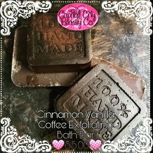 ☕Vanilla Cinnamon Coffee Exfoliating Bath Bar☕