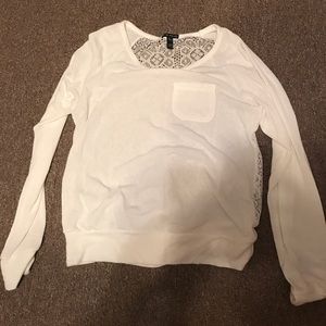 Long sleeved white shirt. Dress or casual.