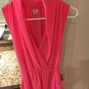 Wilfred hot pink dress