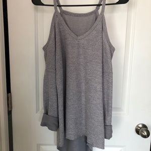 Cold shoulder sweater