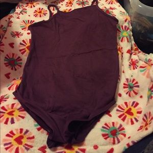 Purple bodysuit