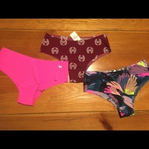 3 NWT PINK VICTORIAS SECRET UNDERWEAR