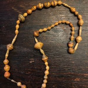 Anthropologie African bead necklace