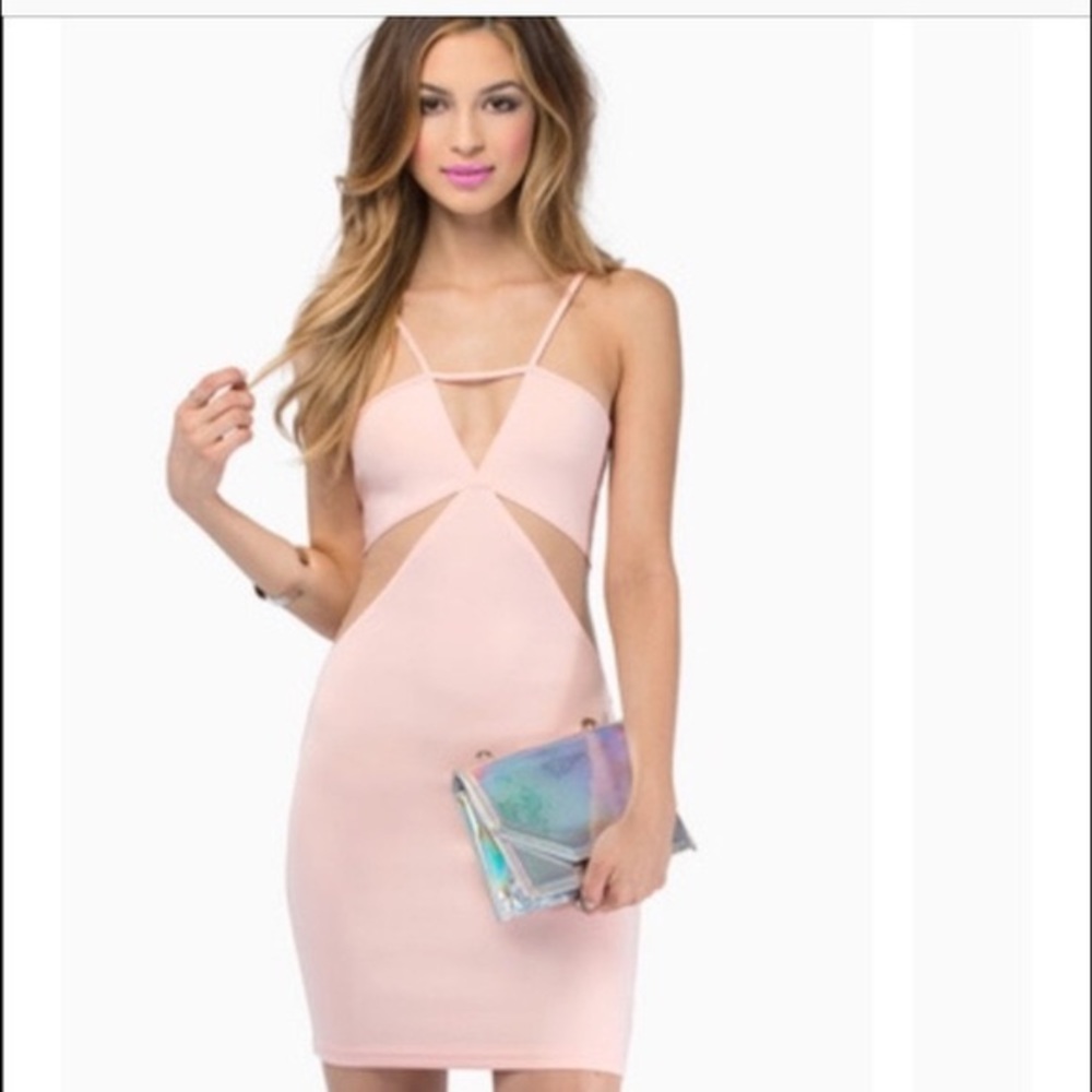 Tobi Mesh Cut out Bodycon