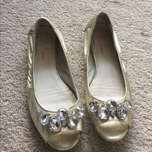 Jeweled Cole Haan flat
