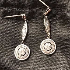 14K White Gold Earrings