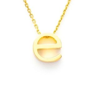 Initial Necklace “c”
