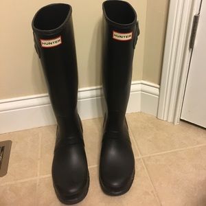 Woman’s original tall black Hunter Boots
