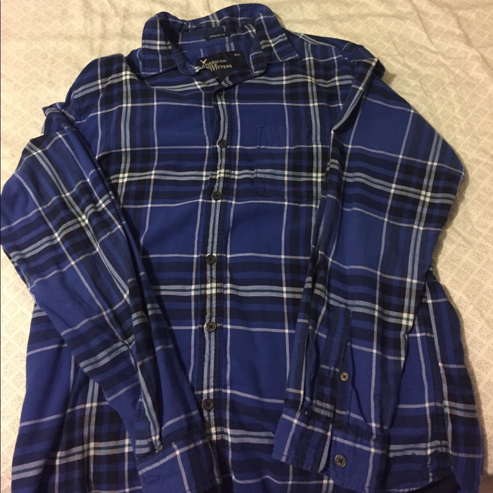 Flannel striped shirt
