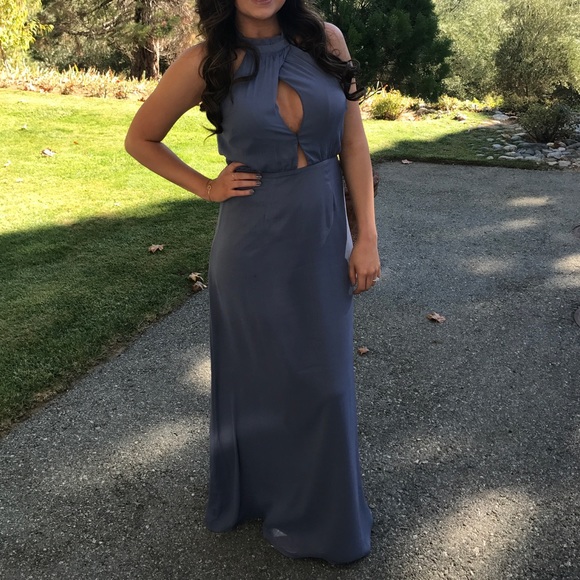 Lulus Dresses & Skirts - Grey Bridesmaid Gown