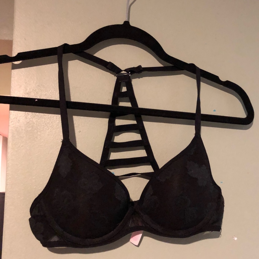 Pink Strappy Bralette 32B