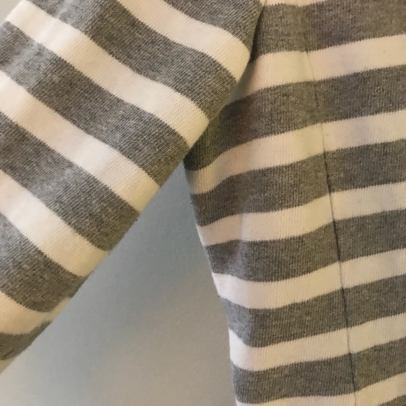 GAP gray and white stripe casual blazer size LP - Picture 6 of 8