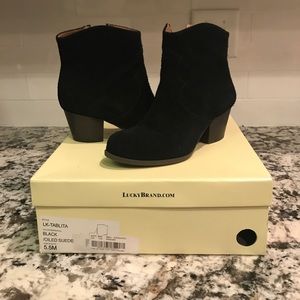 Lucky brand booties size 5.5