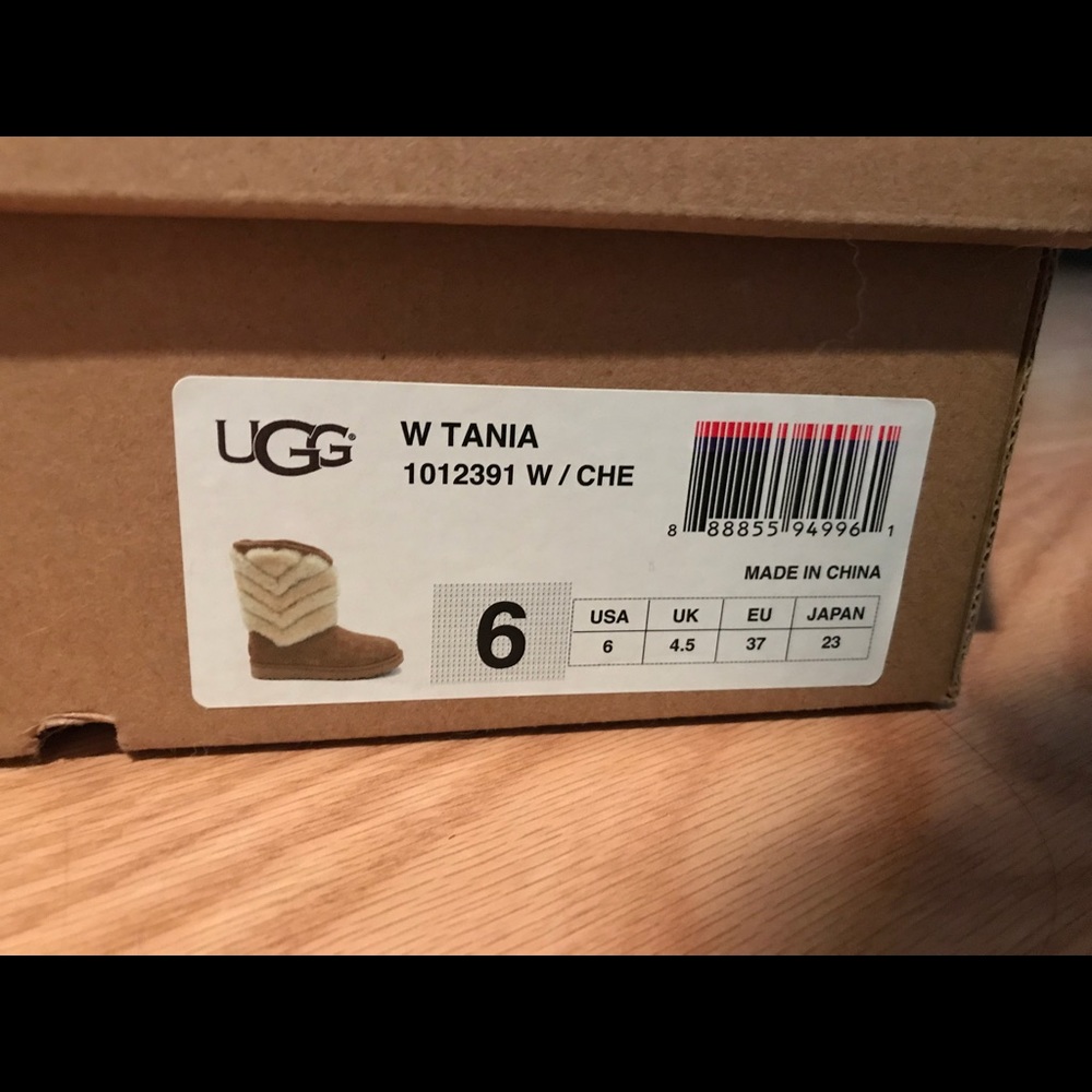 Brand New chestnut Uggs. Never worn before!