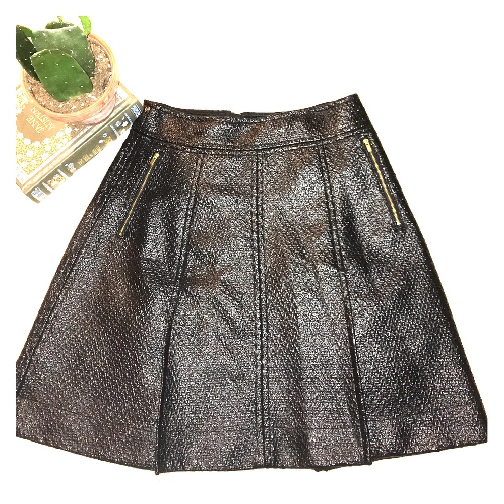 Banana Republic Shiny Circle Skirt