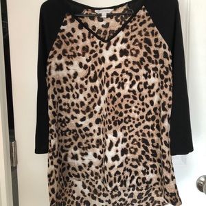 Baseball tee style top