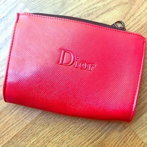 Dior makeup bag