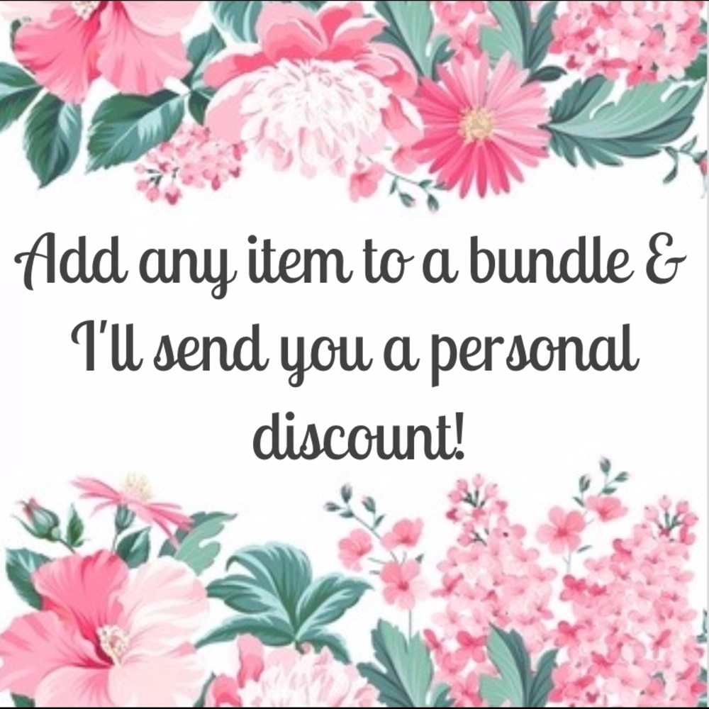 💖💰Want a Personal Discount? Bundle any item!💰