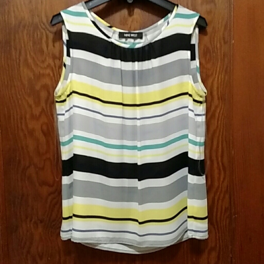 Nine West striped shell