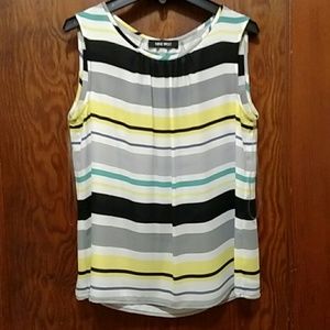 Nine West striped shell