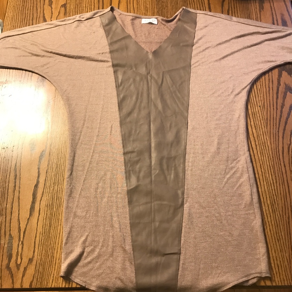 Anthropologie Velvet Tunic Size L