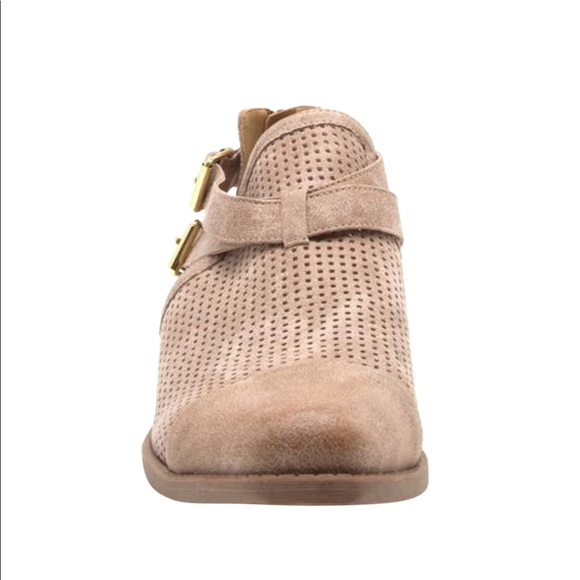 Vegan Leather Perforated Bootie - Picture 4 of 8